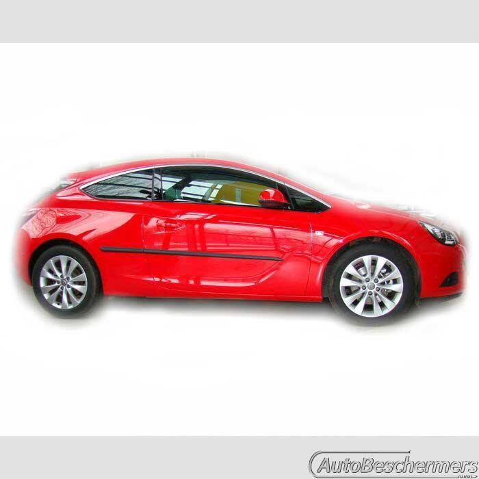 Stootlijsten set zwart Opel Astra J GTC 01.2012-