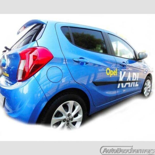 Stootlijsten set zwart Opel Karl 07.2015- - Afbeelding 2