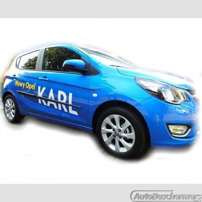 Stootlijsten set zwart Opel Karl 07.2015-