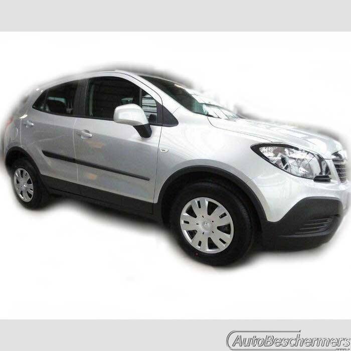 Stootlijsten set zwart Opel Mokka 2013-