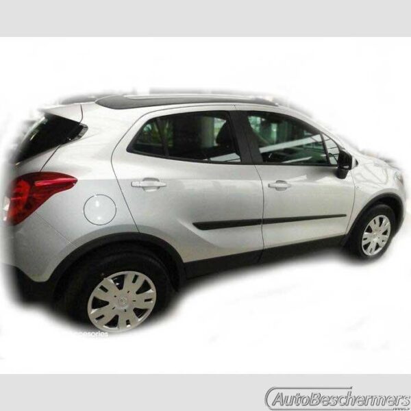 Stootlijsten set zwart Opel Mokka 2013- - Afbeelding 2