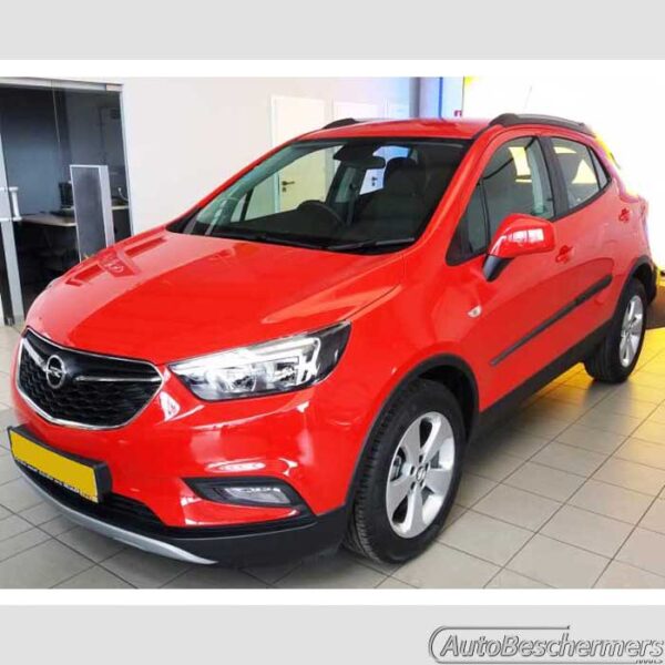 Stootlijsten set zwart Opel Mokka X 09.2016-08.2020