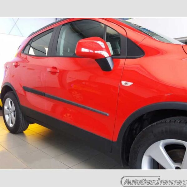 Stootlijsten set zwart Opel Mokka X 09.2016-08.2020 - Afbeelding 4