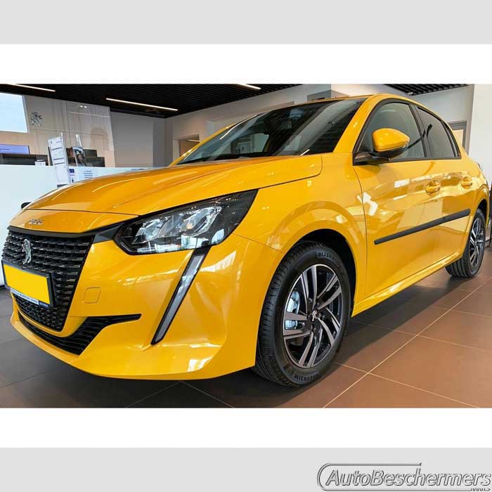 Stootlijsten set zwart Peugeot 208 5-deurs 06.2019-