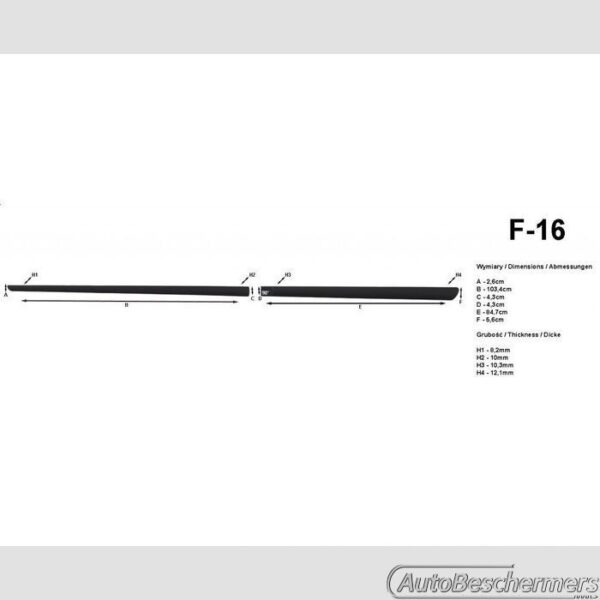 Stootlijsten set zwart Peugeot 508 Sedan en Wagon 03.2011- - Afbeelding 3