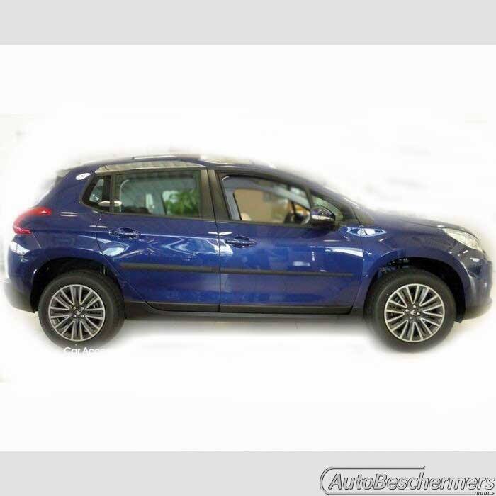 Stootlijsten set zwart Peugeot 2008 06.2013-