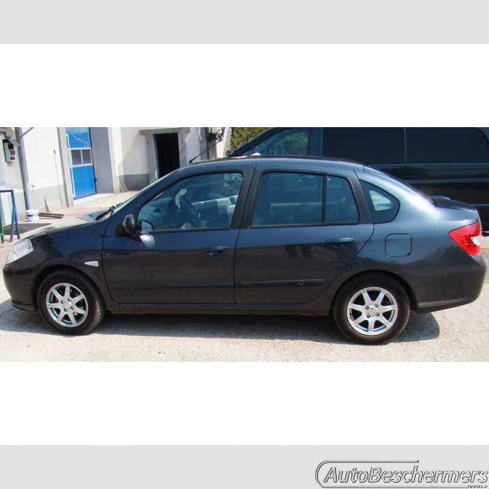 Stootlijsten set zwart Renault Thalia 2008-2013