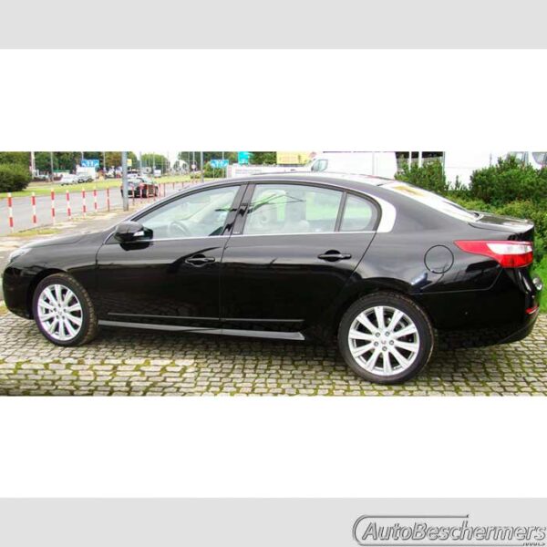 Stootlijsten set zwart Renault Latitude 2011-2015 - Afbeelding 2