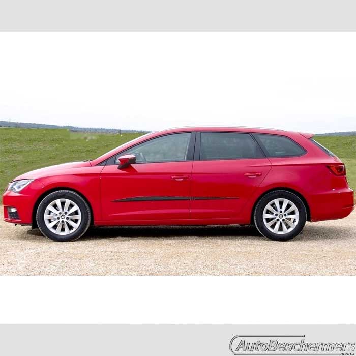 Stootlijsten set zwart Seat Leon ST 11.2013-