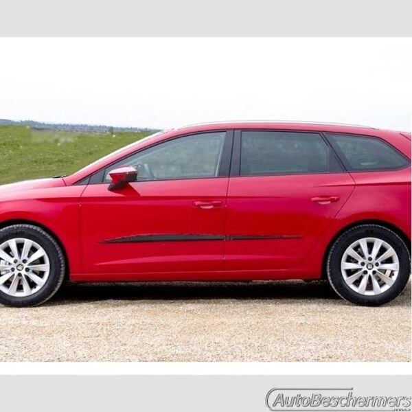 Stootlijsten set zwart Seat Leon ST 11.2013- - Afbeelding 2