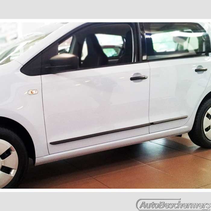Stootlijsten set zwart Seat Mii 5-deurs 05.2012-