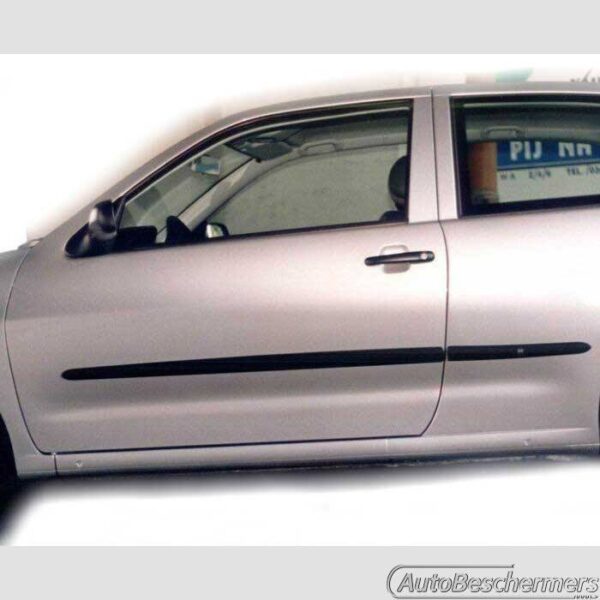 Stootlijsten set zwart Seat Ibiza 5-deurs 1994-05.2002