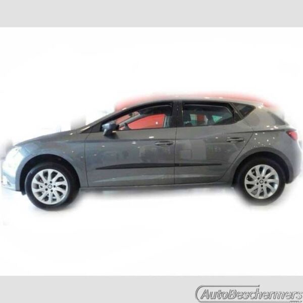 Stootlijsten set zwart Seat Leon HB 12.2012-
