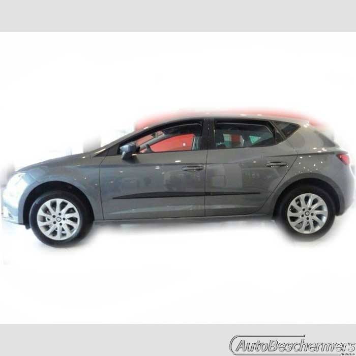 Stootlijsten set zwart Seat Leon HB 12.2012-