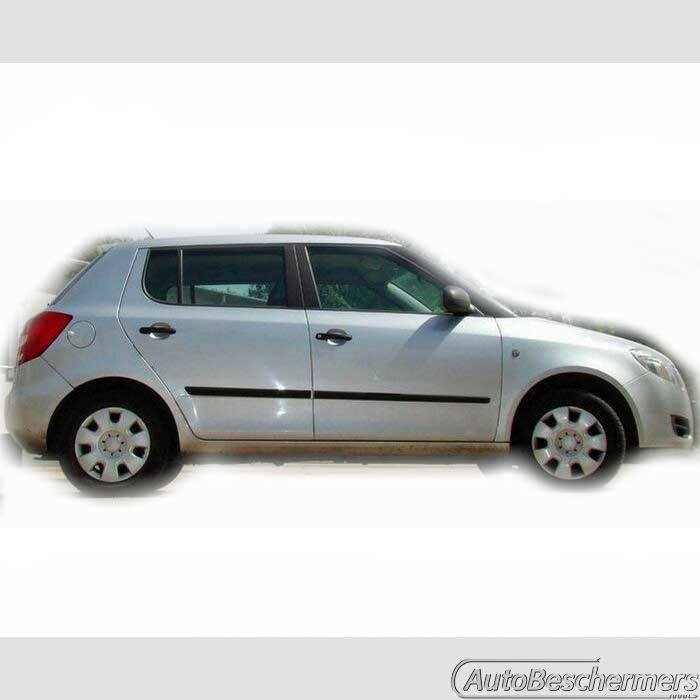 Stootlijsten set zwart Skoda Fabia 03.2007-10.2014