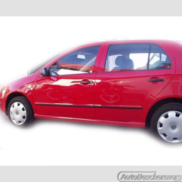 Stootlijsten set zwart Skoda Fabia 01.2000-02.2007 - Afbeelding 2