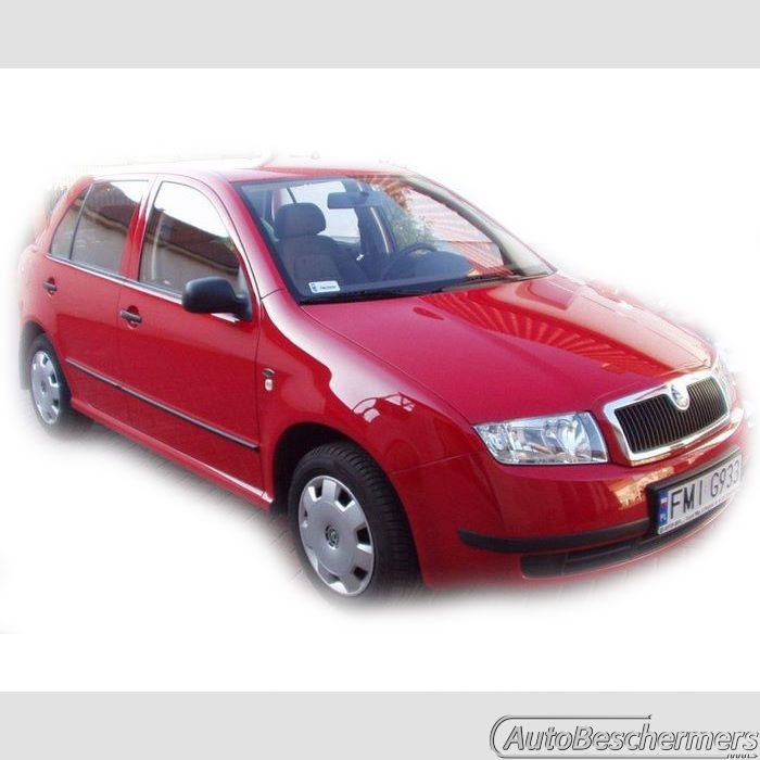 Stootlijsten set zwart Skoda Fabia 01.2000-02.2007