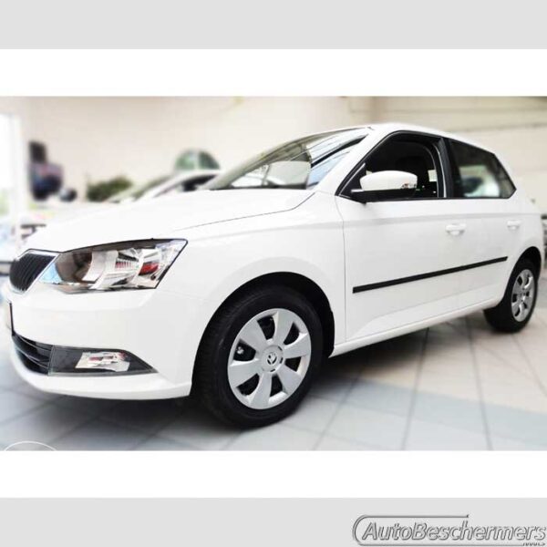 Stootlijsten set zwart Skoda Fabia 10.2014- - Afbeelding 2