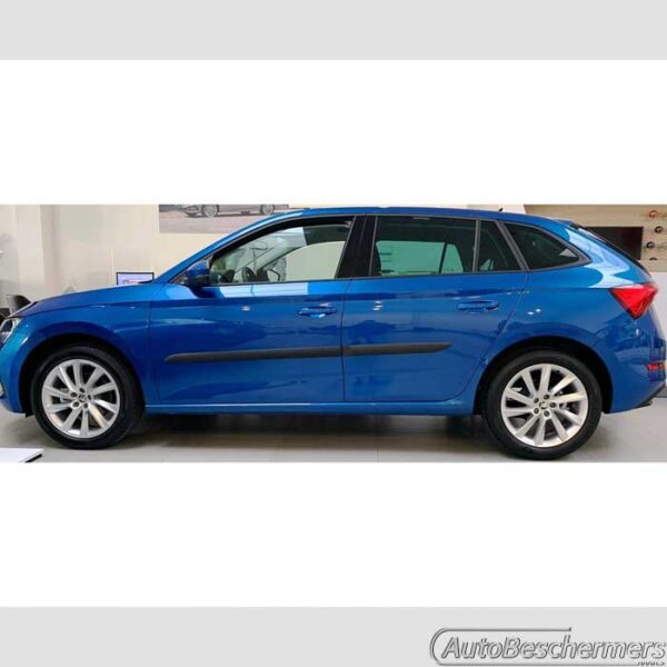 Stootlijsten set II zwart Skoda Scala 05.2019- - Afbeelding 2