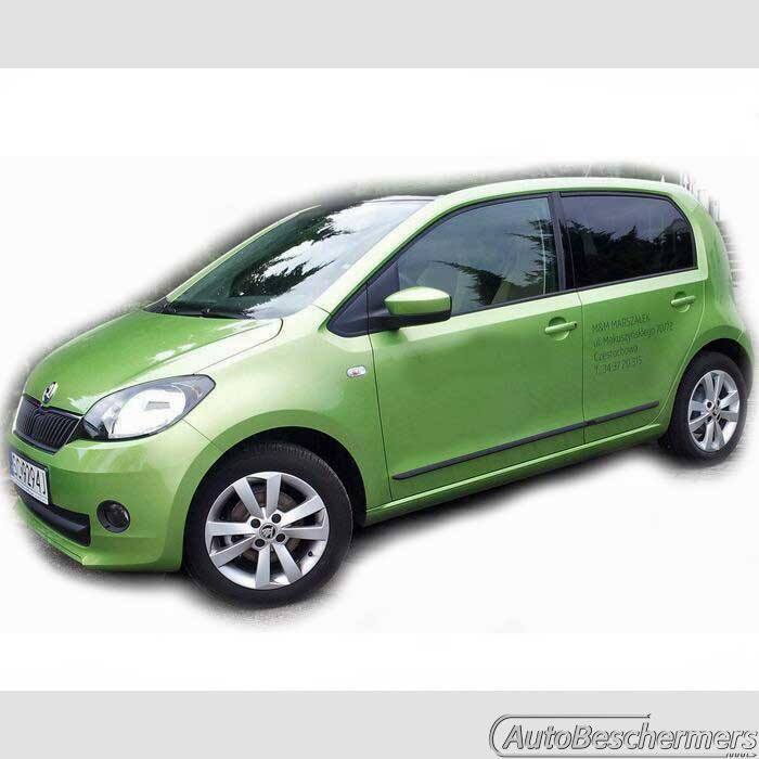 Stootlijsten set zwart Skoda Citigo 5-deurs 05.2012-