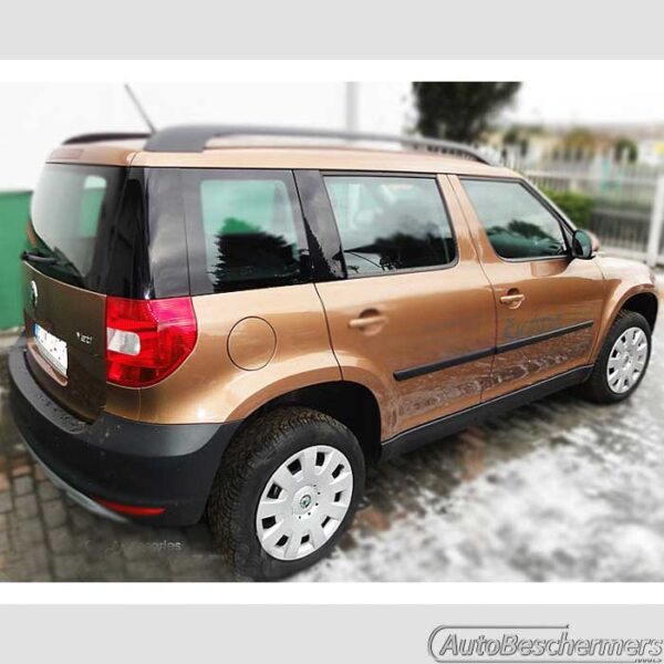 Stootlijsten set zwart Skoda Yeti 08.2009-09.2013 - Afbeelding 3
