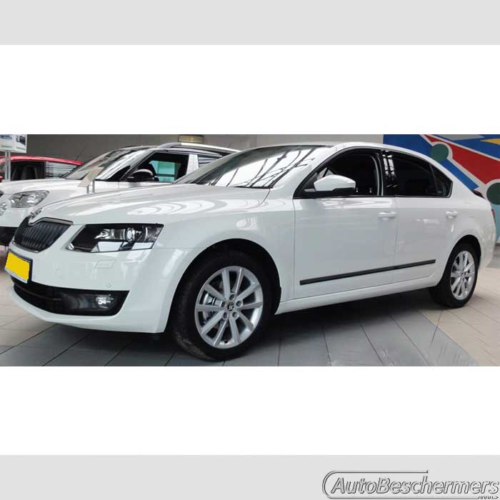 Stootlijsten set zwart Skoda Octavia Sedan 02.2013-02.2017