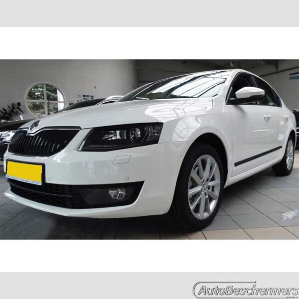 Stootlijsten set zwart Skoda Octavia Sedan 02.2013-02.2017 - Afbeelding 3
