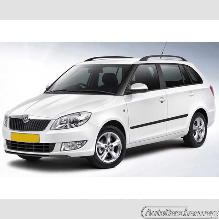 Stootlijsten set zwart Skoda Fabia Combi 12.2007-12.2014