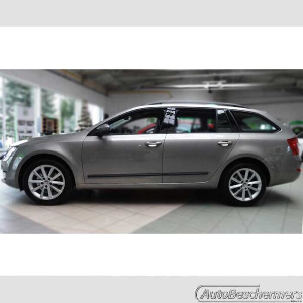 Stootlijsten set zwart Skoda Octavia Combi 06.2013-02.2017