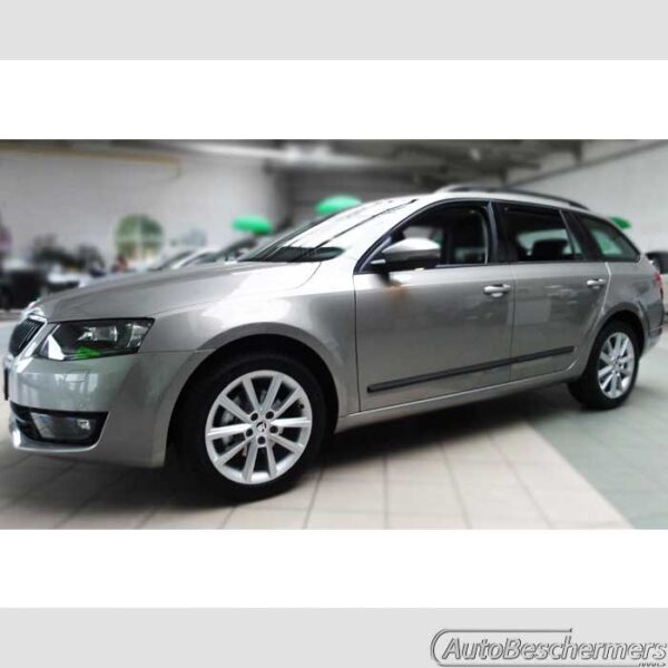 Stootlijsten set zwart Skoda Octavia Combi 06.2013-02.2017 - Afbeelding 2
