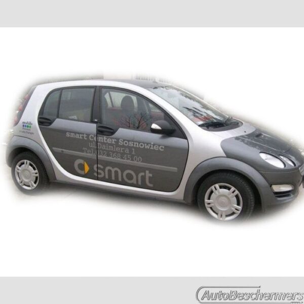 Stootlijsten set zwart Smart ForFour 2004-2006