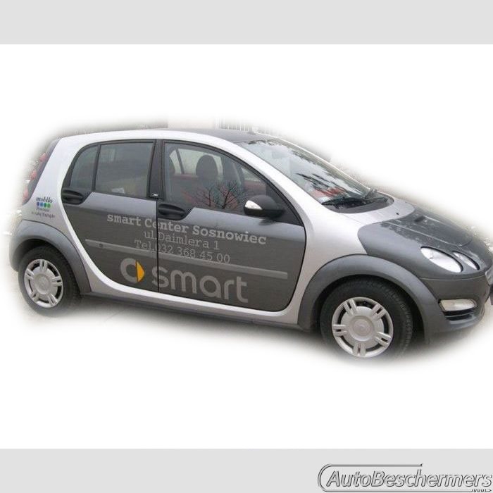 Stootlijsten set zwart Smart ForFour 2004-2006