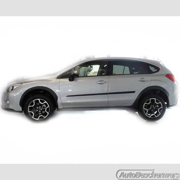 Stootlijsten set zwart Subaru XV 12.2012-