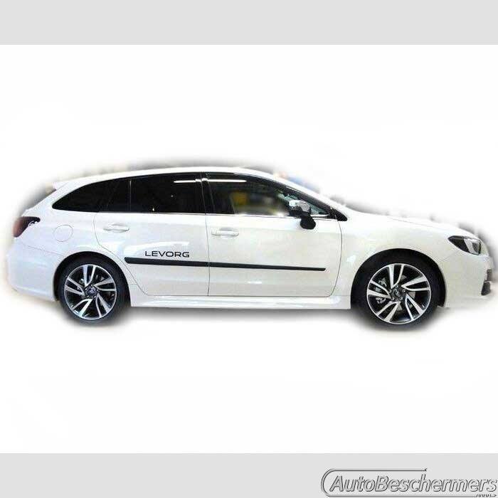 Stootlijsten set zwart Subaru Levorge 09.2015-