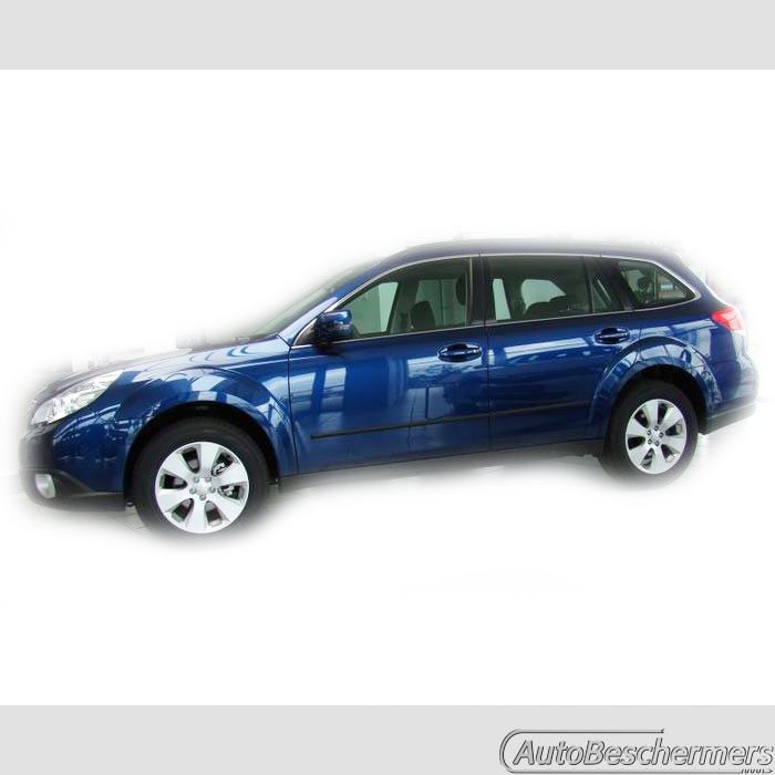 Stootlijsten set zwart Subaru Outback 11.2010-