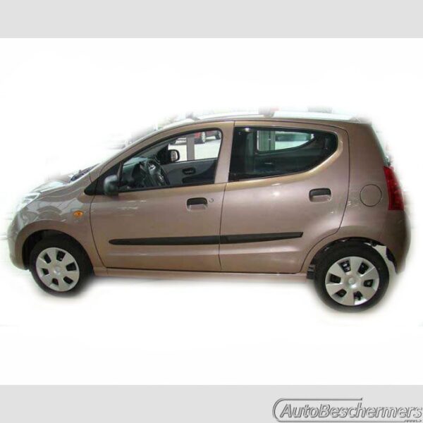 Stootlijsten set zwart Suzuki Alto 03.2009-