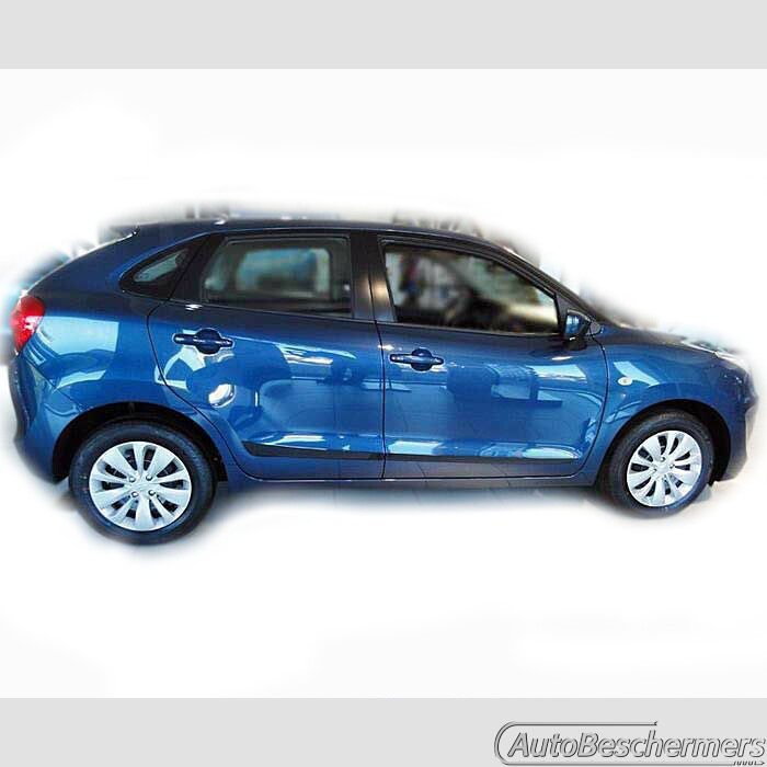 Stootlijsten set zwart Suzuki Baleno 06.2016-