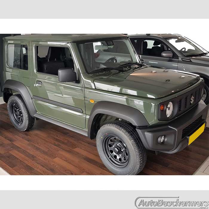 Stootlijsten set zwart Suzuki Jimny 09.2018-
