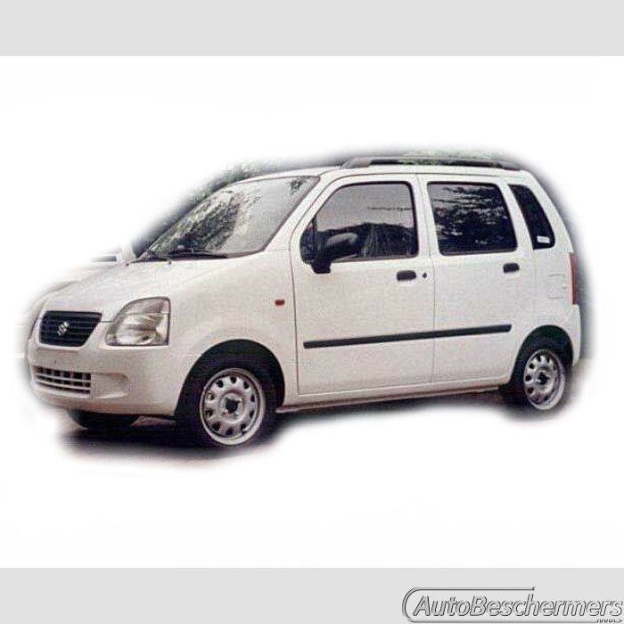 Stootlijsten set zwart Suzuki Wagon R 2000-2008