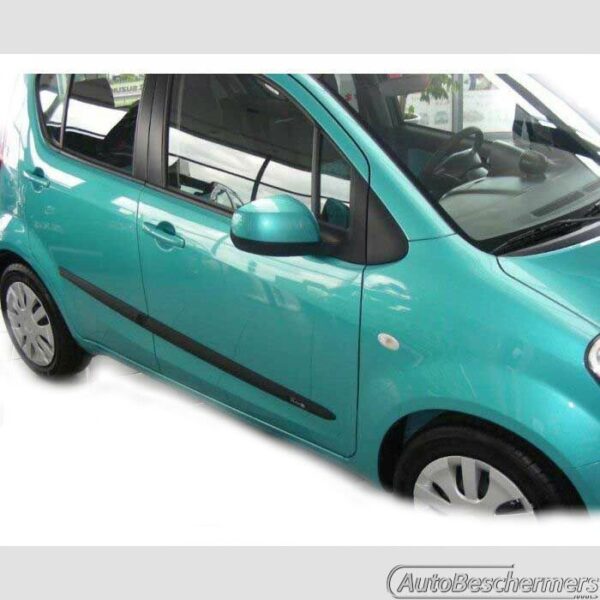 Stootlijsten set zwart Suzuki Splash 05.2008- - Afbeelding 2