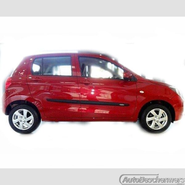 Stootlijsten set zwart Suzuki Celerio 09.2014-