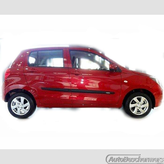 Stootlijsten set zwart Suzuki Celerio 09.2014-