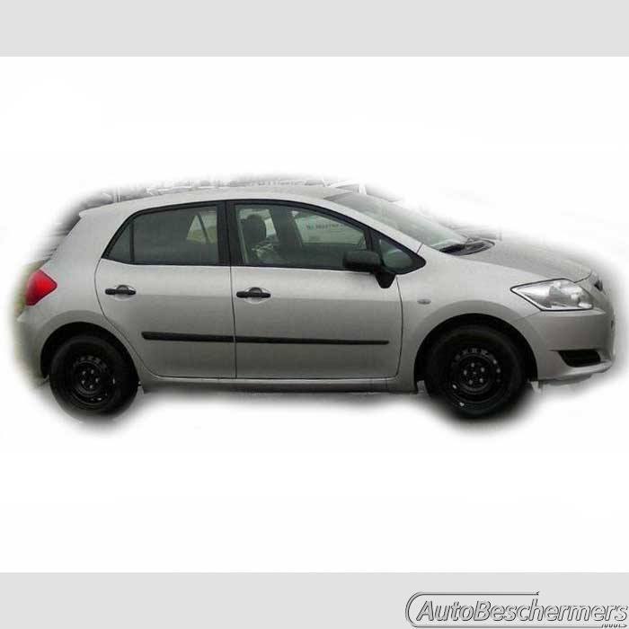 Stootlijsten set zwart Toyota Auris 5-deurs 2006-03.2010