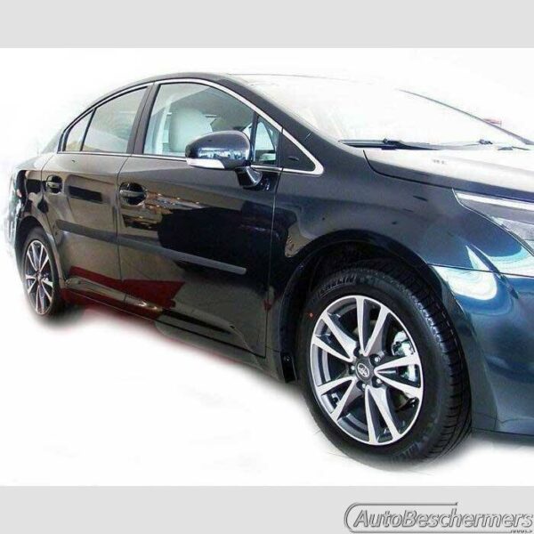 Stootlijsten set zwart Toyota Avensis 01.2009-