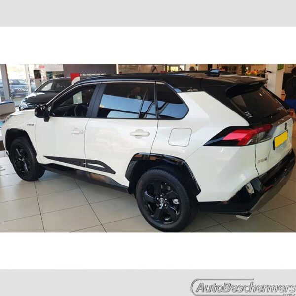 Stootlijsten set zwart open Toyota RAV4 01.2019-