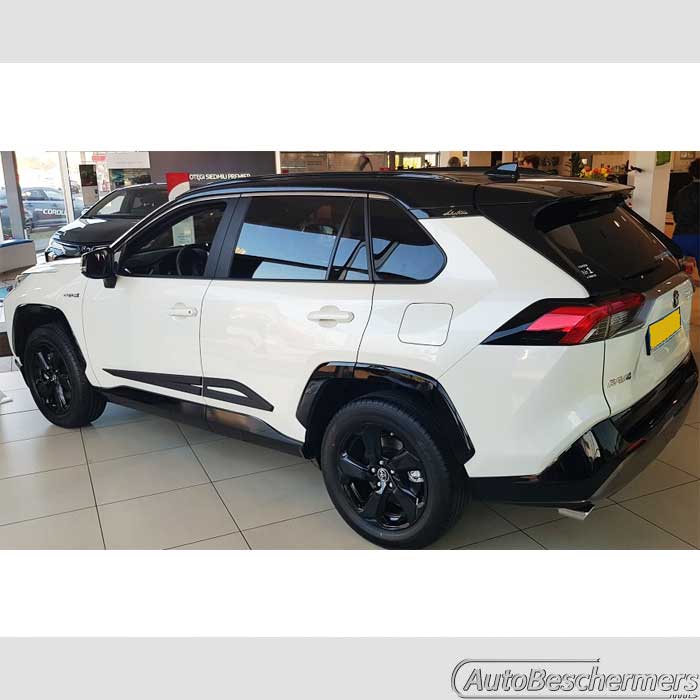 Stootlijsten set zwart open Toyota RAV4 01.2019-