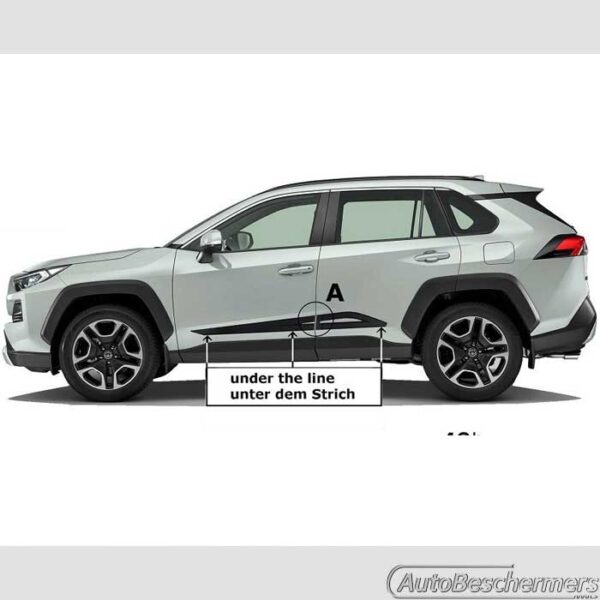 Stootlijsten set zwart open Suzuki Across 09.2020- - Afbeelding 5