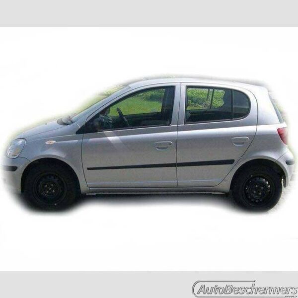 Stootlijsten set zwart Toyota Yaris 5-deurs 1999-12.2005