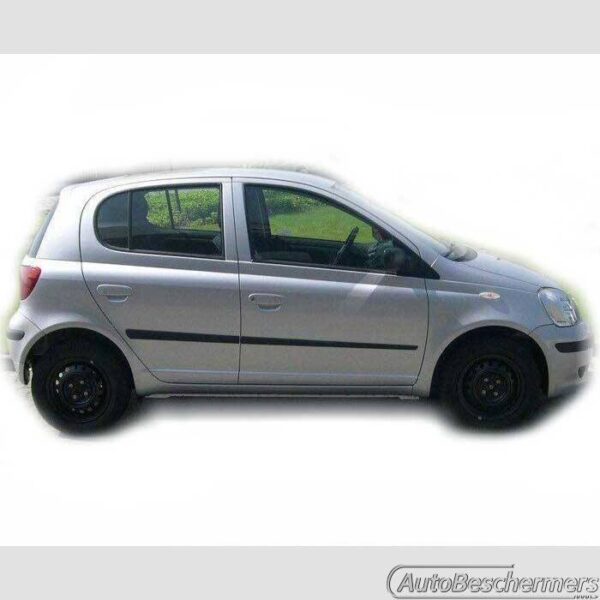 Stootlijsten set zwart Toyota Yaris 5-deurs 1999-12.2005 - Afbeelding 2