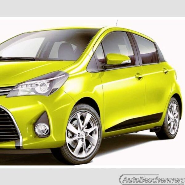 Stootlijsten set zwart breed Toyota Yaris 5-deurs 08.2014-03.2017 - Afbeelding 2